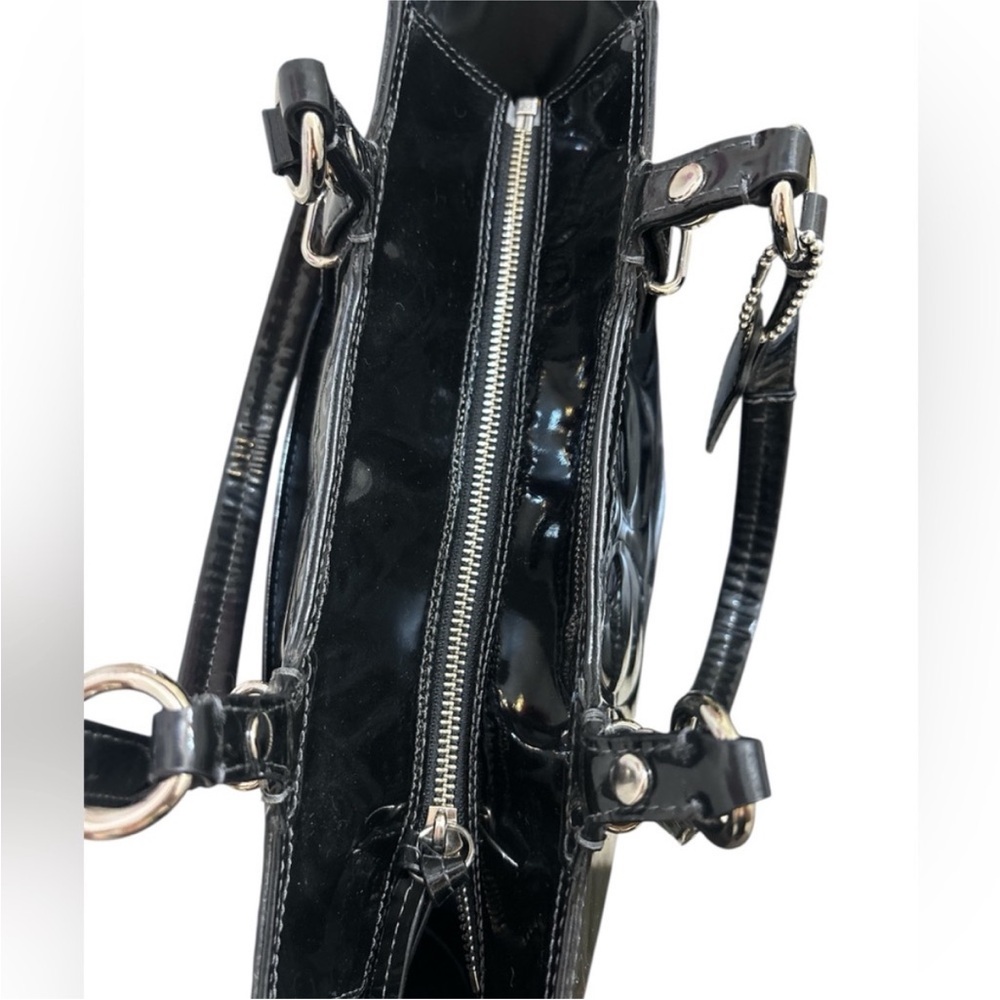 Coach Black Tote Bag Elegant - Picture 4 of 8